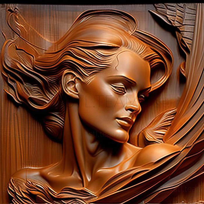 3D модель Рольф Армстронг, американський художник (STL)